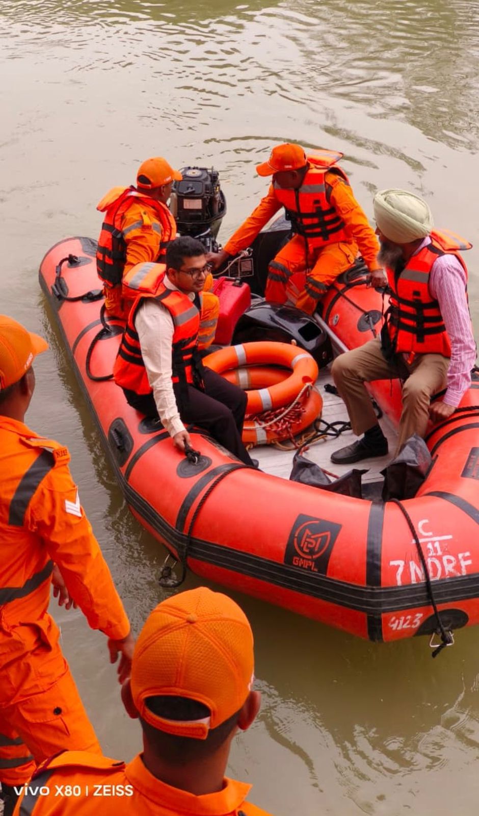 NDRF Conducts Disaster Management Program at Nehru Stadium